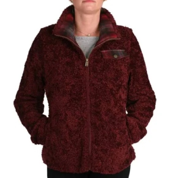 Pendleton Deep Red Teddy Jacket - Picture 1 of 10